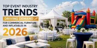 Top Event Industry Trends Driving Demand for Commercial Furniture and Inflatables in 2026